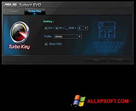 لقطة شاشة TurboV EVO لنظام التشغيل Windows XP