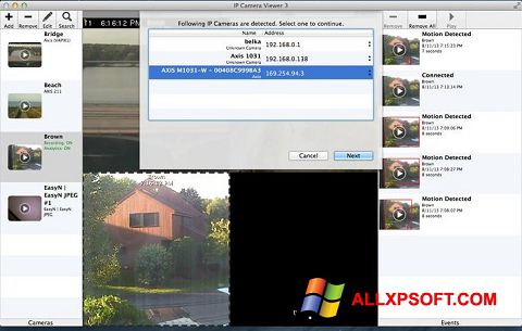 لقطة شاشة IP Camera Viewer لنظام التشغيل Windows XP