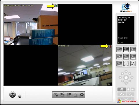 لقطة شاشة D-ViewCam لنظام التشغيل Windows XP
