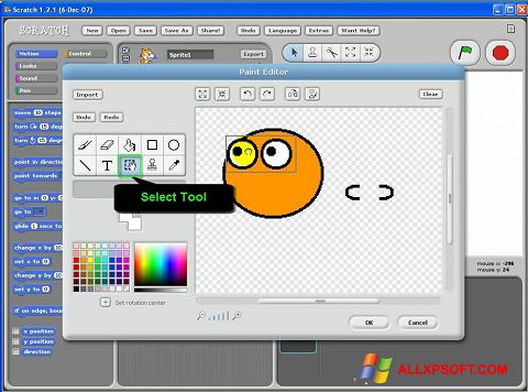 لقطة شاشة Scratch لنظام التشغيل Windows XP