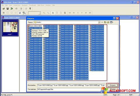 لقطة شاشة DjVu Viewer لنظام التشغيل Windows XP