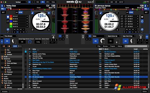 لقطة شاشة Serato DJ لنظام التشغيل Windows XP