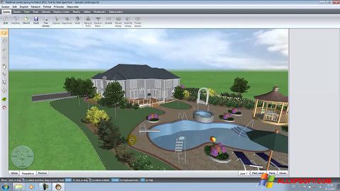 لقطة شاشة Realtime Landscaping Architect لنظام التشغيل Windows XP