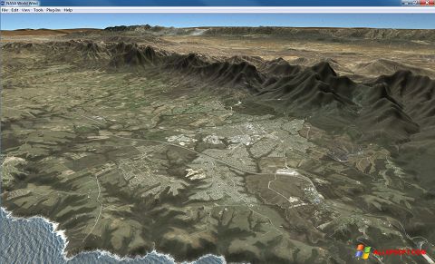 لقطة شاشة NASA World Wind لنظام التشغيل Windows XP