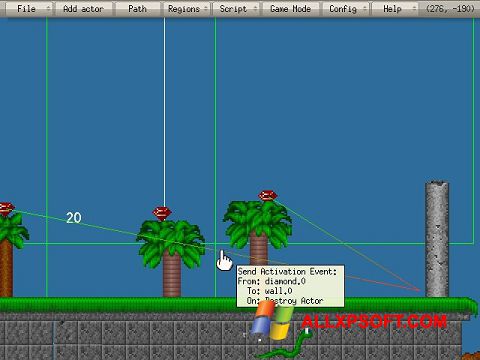 لقطة شاشة Game Editor لنظام التشغيل Windows XP