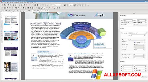 لقطة شاشة Master PDF Editor لنظام التشغيل Windows XP