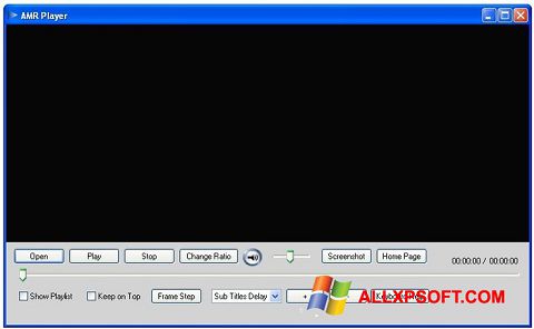 لقطة شاشة AMR Player لنظام التشغيل Windows XP