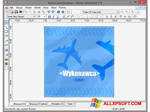 لقطة شاشة Nero Cover Designer لنظام التشغيل Windows XP