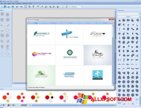لقطة شاشة Sothink Logo Maker لنظام التشغيل Windows XP