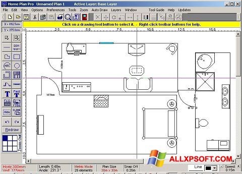 لقطة شاشة Home Plan Pro لنظام التشغيل Windows XP