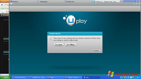 لقطة شاشة Uplay لنظام التشغيل Windows XP