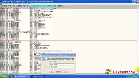 لقطة شاشة PDF2Word لنظام التشغيل Windows XP