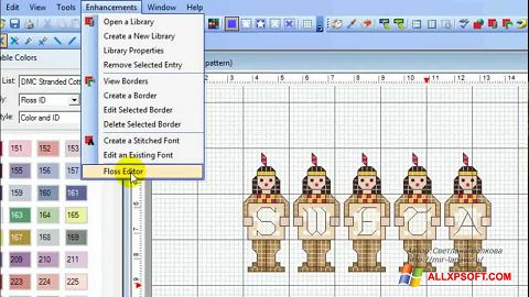 لقطة شاشة Stitch Art Easy لنظام التشغيل Windows XP