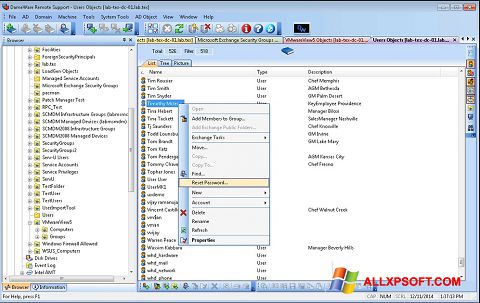 لقطة شاشة Remote Administration Tool لنظام التشغيل Windows XP