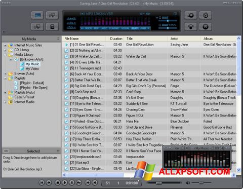 لقطة شاشة JetAudio لنظام التشغيل Windows XP