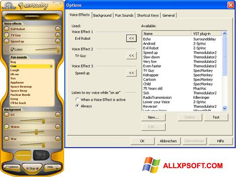 لقطة شاشة Scramby لنظام التشغيل Windows XP