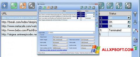 لقطة شاشة VideoGet لنظام التشغيل Windows XP