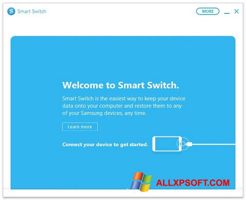 لقطة شاشة Samsung Smart Switch لنظام التشغيل Windows XP