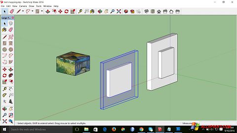 لقطة شاشة SketchUp Make لنظام التشغيل Windows XP