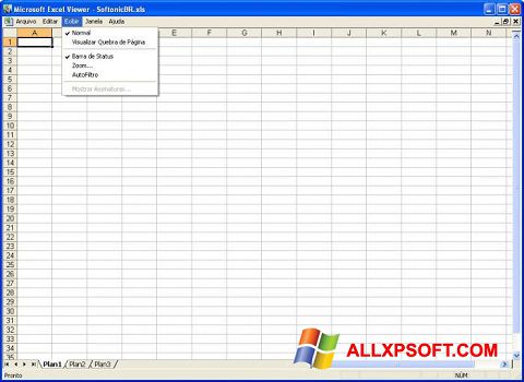 لقطة شاشة Excel Viewer لنظام التشغيل Windows XP