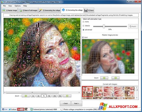 لقطة شاشة Photo Collage لنظام التشغيل Windows XP