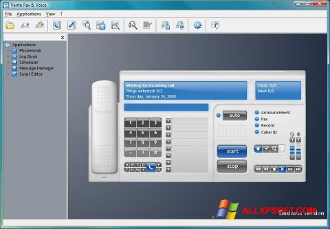 لقطة شاشة VentaFax لنظام التشغيل Windows XP